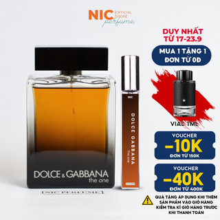  10ml DG The One EDP | Nước hoa nam Dolce & Gabbana chính hãng