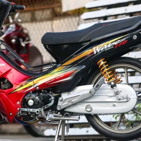 Tem Rời Honda Wave 110 Đời 2004 Đỏ Đen