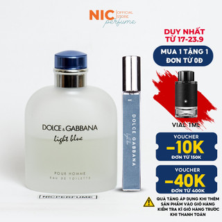  10ml DG Light Blue Pour Homme EDT | Nước hoa nam
