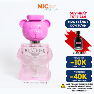  10ml Moschino Toy 2 Bubble Gum chính hãng | Nước hoa nữ gấu hồng
