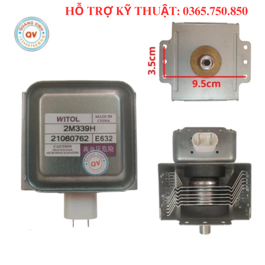 Bóng đèn cao tần 339 lò vi sóng WITOL Inverter, phát sóng chân liền cùng hướng - Linh kiện lò vi són