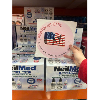    TÁCH LẺ Date 05 2027  Combo 10 15 gói muối rửa mũi Neilmed Sinus Rinse Regular Kit _ Live mua hàng tại Mỹ 