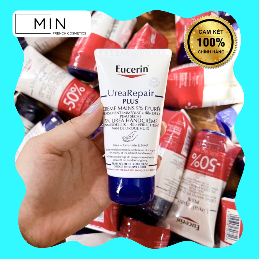 [Chuẩn Hãng] Kem Dưỡng Da (Chân - Tay) Eucerin Urea Repair Plus 5% Urea + Ceramide & N.M.F