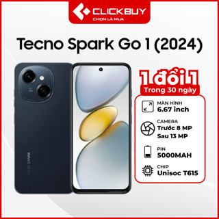 Điện thoại TECNO Spark Go 1 (2024) 4GB 64GB Chính Hãng