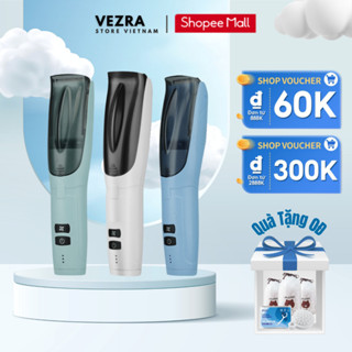 Tông Đơ MEGUN Cắt Tóc Cho Bé Tự Động Hút Tóc Rơi Khi Cắt, Hớt Tóc Êm Ái, An Toàn Kèm 9 Phụ Kiện