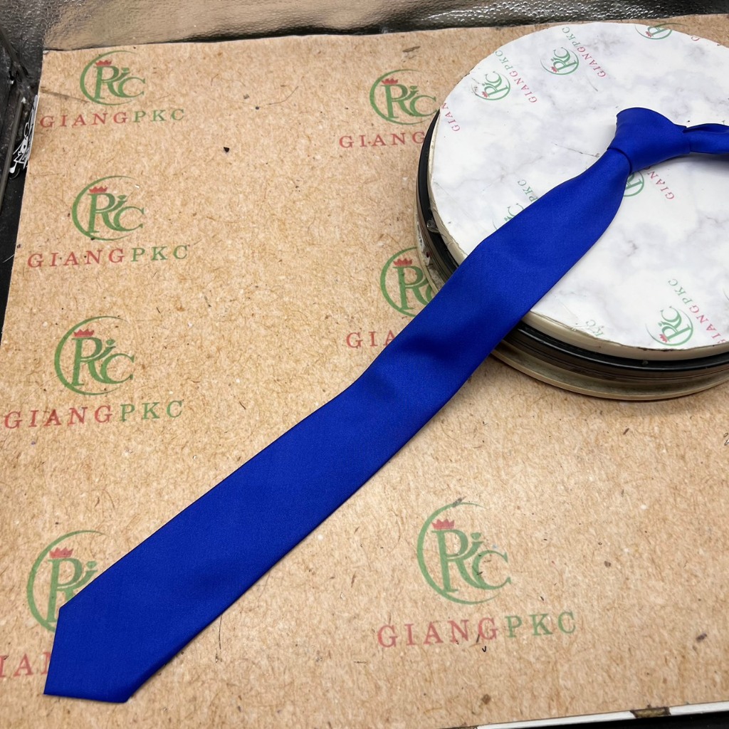 Cà vạt học sinh sinh viên 6cmx150cm chất liệu vải phi lụa lỳ cao cấp không bóng Giangpkc Phụ kiện cưới Giang