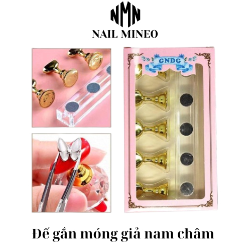 Đế gắn móng giả, đế móng nail nam châm-Phụ kiện đồ nail