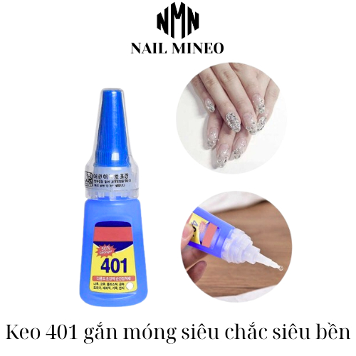 Keo 401 gắn móng siêu chắc siêu bền 100% (phụ kiện làm móng)