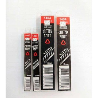 1 hộp 10 lưỡi dao dọc giấy 9k
