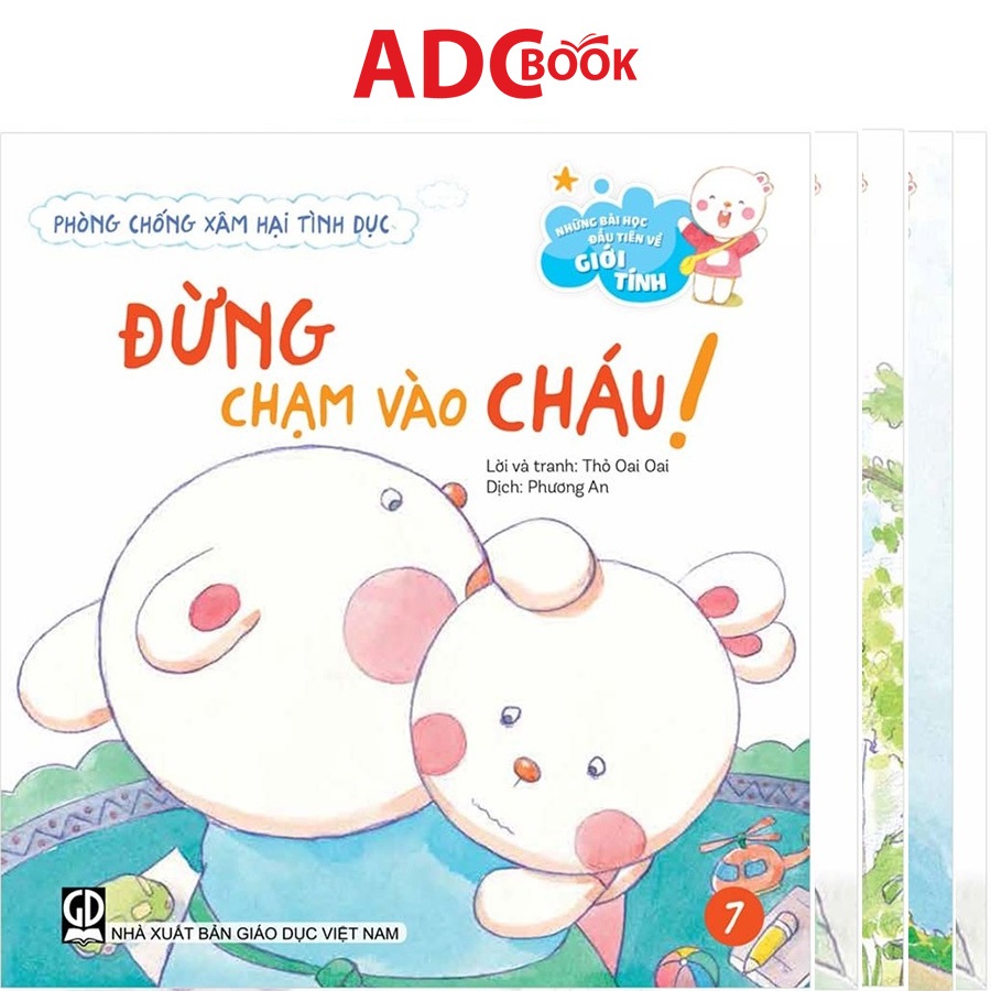 Sách - Những bài học đầu tiên về Giới tính & Phòng chống xâm hại tình dục cho bé (8 cuốn lẻ)