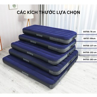 {GIẢM 25% MUA QUA SHOPEE VIDEO} Đệm hơi đơn công nghệ mới INTEX đủ size