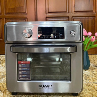 Lò nướng đa năng 2 Trong 1 nồi chiên không dầu Sharp 23L công suất 2000W - Bảo hành 12 tháng