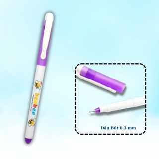 Hộp 10 bút dạ kim tím FL 04 ( bee bee)