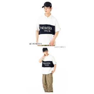 [ CHÍNH HÃNG ] ÁO POLO Trắng phối sọc đen logo New era 1920 BASIC MỚI NHẤT 2024 - tiệm của Diệu