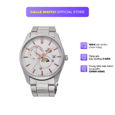Đồng Hồ Nam ORIENT Classic Sun and Moon RA-AK0306S30B, mặt kính Sapphire chống xước, khung viền thép không gỉ chắc chắn