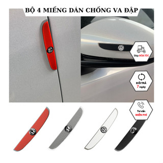 Bộ 4 miếng VD4 chống va đập full logo hãng xe chất liệu PVC