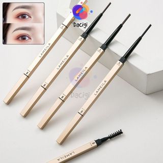 Bút chì kẻ mày hai đầu thanh vàng nhỏ ba chiều, chì kẻ mày chống nước lâu trôi