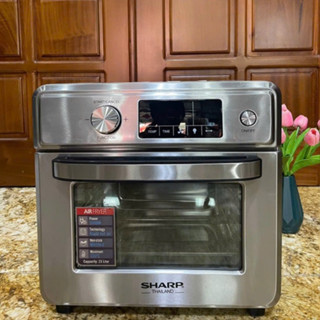 Lò Nướng Đa Năng SHARP 23L Nồi Chiên Không Dầu Cơ Điện Tử SHARP 16 Chức Năng Hàng Bảo Hành 12 Tháng