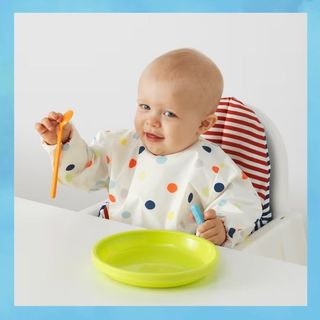 Áo yếm ăn dặm trẻ em IKEA KLADDIG