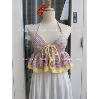 Áo Len Bèo 2 Dây Handmade [Ảnh Thật]