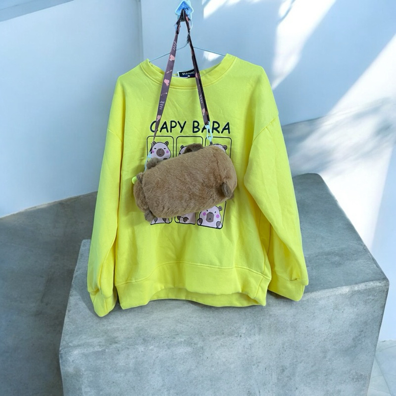 (ZITONG ) Áo nỉ QC chất dày mát tặng túi Capypara