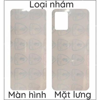 Dán PPF Vivo Y21 Y21s Y33S loại trong , nhám, da cá sấu dành cho màn hình, mặt lưng, full body lưng viền