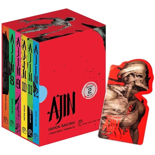 Truyện tranh Ajin - BoxSet 2 (Tập 7 Đến Tập 12) (Tặng Kèm Bookmark 3D) -Tntmanga