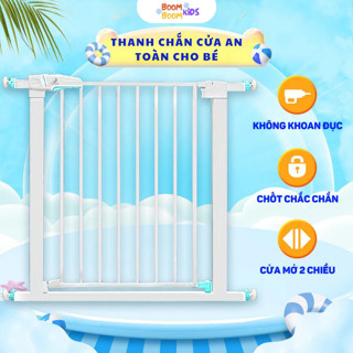 Thanh Chắn Cửa, Thanh Chắn Cầu Thang Với Thanh Nối Không Cần Khoan Đục, An Toàn Cho Bé