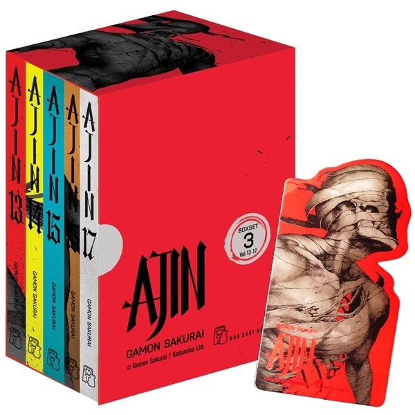 Truyện tranh Ajin - BoxSet 3 (Tập 13 Đến Tập 17) (Tặng Kèm Bookmark 3D) -Tntmanga