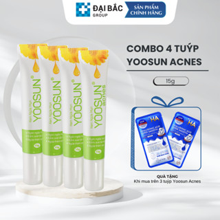 Combo 4 Tuýp kem YOOSUN Acnes 15gr ngăn ngừa mụn, kiểm soát bã nhờn, ngừa thâm sẹo
