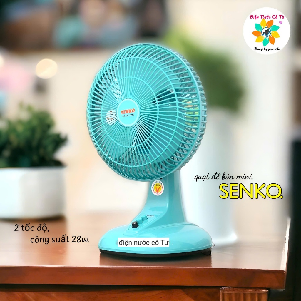 Quạt để bàn mini SENKO B102 (2 tốc độ - nhỏ gọn để trên bàn làm việc)