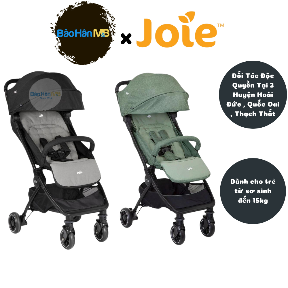 Xe đẩy trẻ em Joie Pact W/ RC&ADPT&TB - Dành cho bé từ sơ sinh đến 15kg