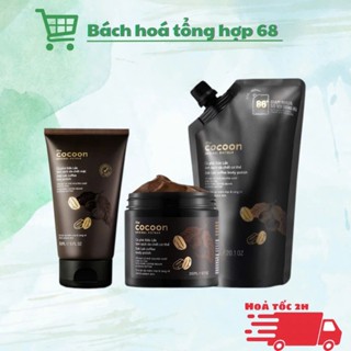 Combo Tẩy tế bào chết Cocoon cafe Đắk Lắk cho da mặt và body