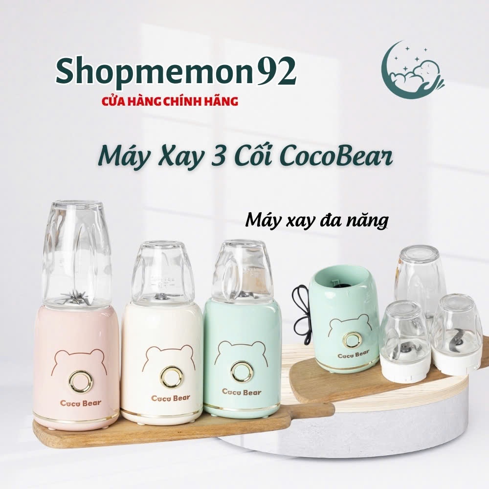 Máy xay đa năng 3 cối Coco Bear