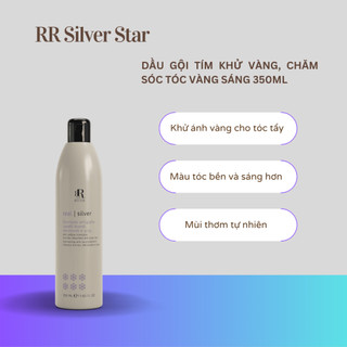 Dầu gội tím khử vàng chăm sóc và làm sáng màu tóc tẩy, tóc nhuộm RRline Therapy Sliver Shampoo
