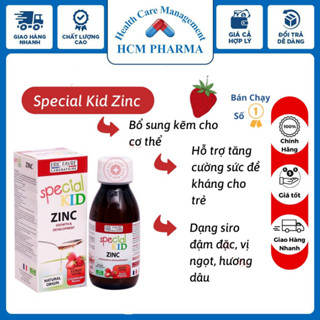 Kẽm cho bé Special Kid Zinc tăng cường sức đề kháng chai 125ml nhập khẩu Pháp HCM PHARMA SPC14