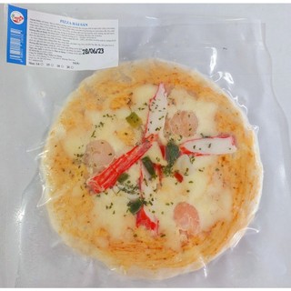 Bánh pizza Hải Sản size 15cm ( chế biến sẵn, chưa nướng)