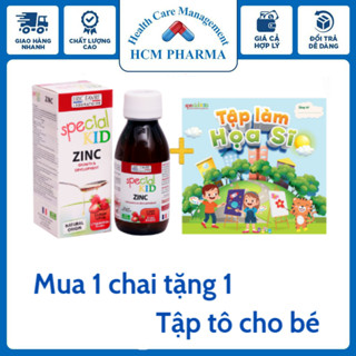 Kẽm zinc cho bé Spcecial Kid giúp bé ăn ngon chai 125ml vị dâu nhập khẩu Pháp HCM PHARMA SPC14