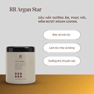 Dầu hấp dưỡng ẩm và tạo sự mềm mượt cho tóc RRline Argan Star Mask