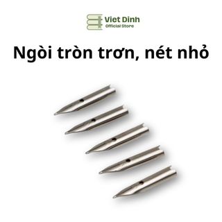 [Combo 5 chiếc] Ngòi tròn êm trơn, nét nhỏ, phù hợp cho nhiều loại bút, CD106, CD202,...