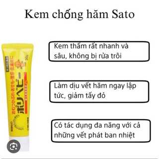 Kem hăm Sato nội địa Nhật Bản 30g