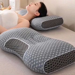 Gối ngủ công thái học GOLDSUN chống đau mỏi cổ vai gáy thiết kế nằm ngửa và nằm nghiêng [ HÀNG NHẬP KHẨU ]