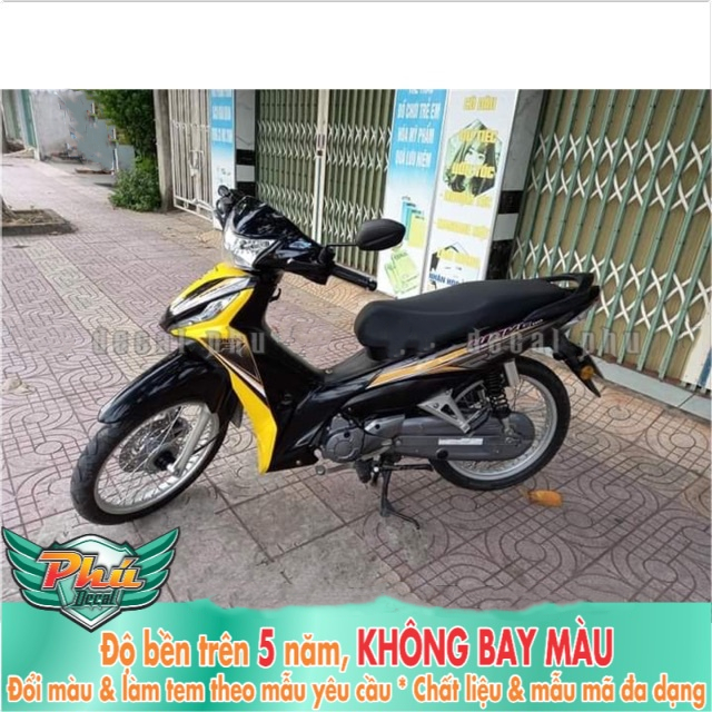 Tem rời Wave RSX vàng đen -1