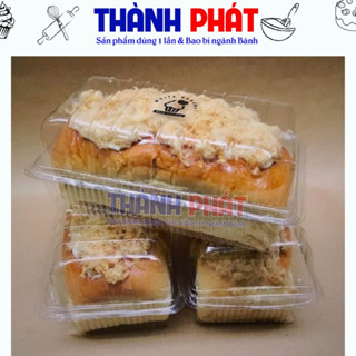 100 Hộp H07 đựng bánh mì tan chảy - Hộp đựng bánh mì hoa cúc - chà bông - đựng rau câu