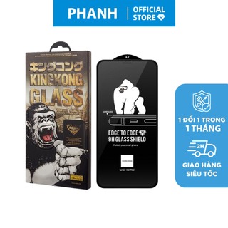 Kính Cường Lực iphone 11/12/13/14/15/Pro/Pro Max/15 Pro Max/7Plus/8Plus/X/Xs/XsMax kingkong PHANH KC02