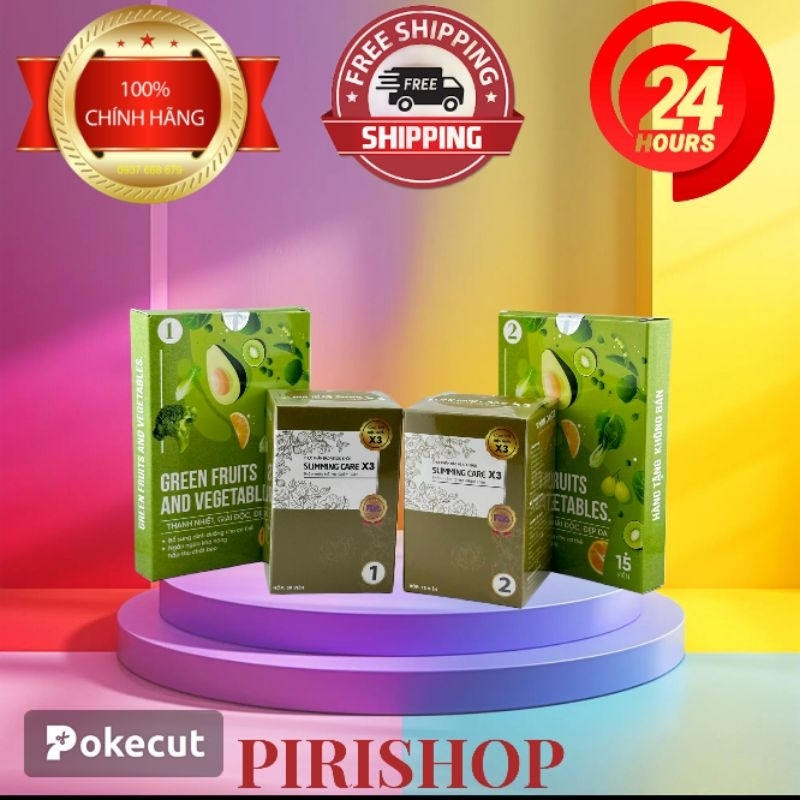 Detox Thảo Mộc Slim X3 Hỗ Trợ Đao Thải Độc Tố Chuẩn Cty