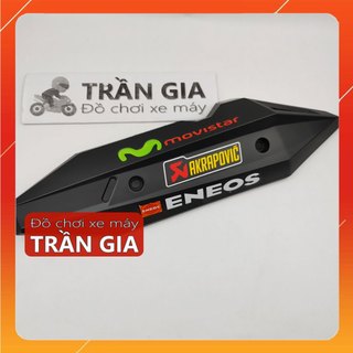  Ốp che pô xe Vario sơn tem thể thao năm 2018-2019-2020-2021-2022-2023-2024-2025 bản 125 150 pát chụp ống xả bô 