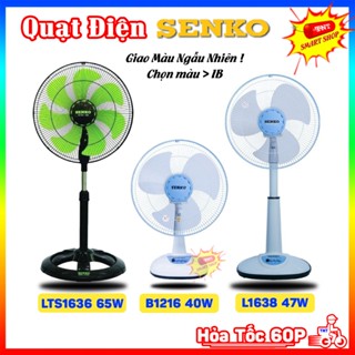 Quạt cây Senko quạt lỡ LTS1636 - Quạt Điện Đứng Senko L1638 - QUẠT SENKO B1216 Bảo Hành 12 Tháng