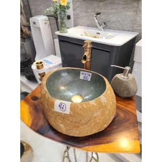 Lavabo đá cuội/Chậu đá rửa mặt