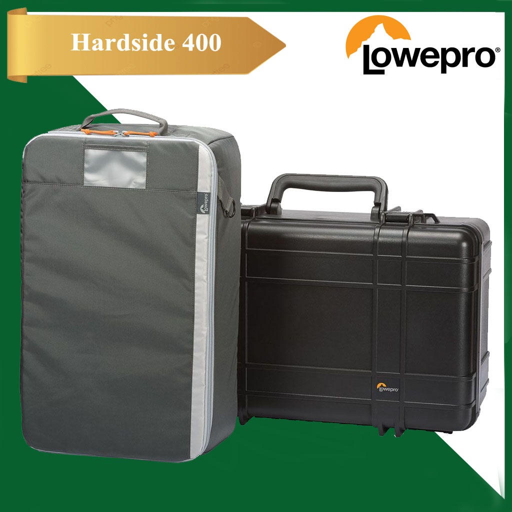 Vali Lowepro Hardside 400 chống nước, chống va đập